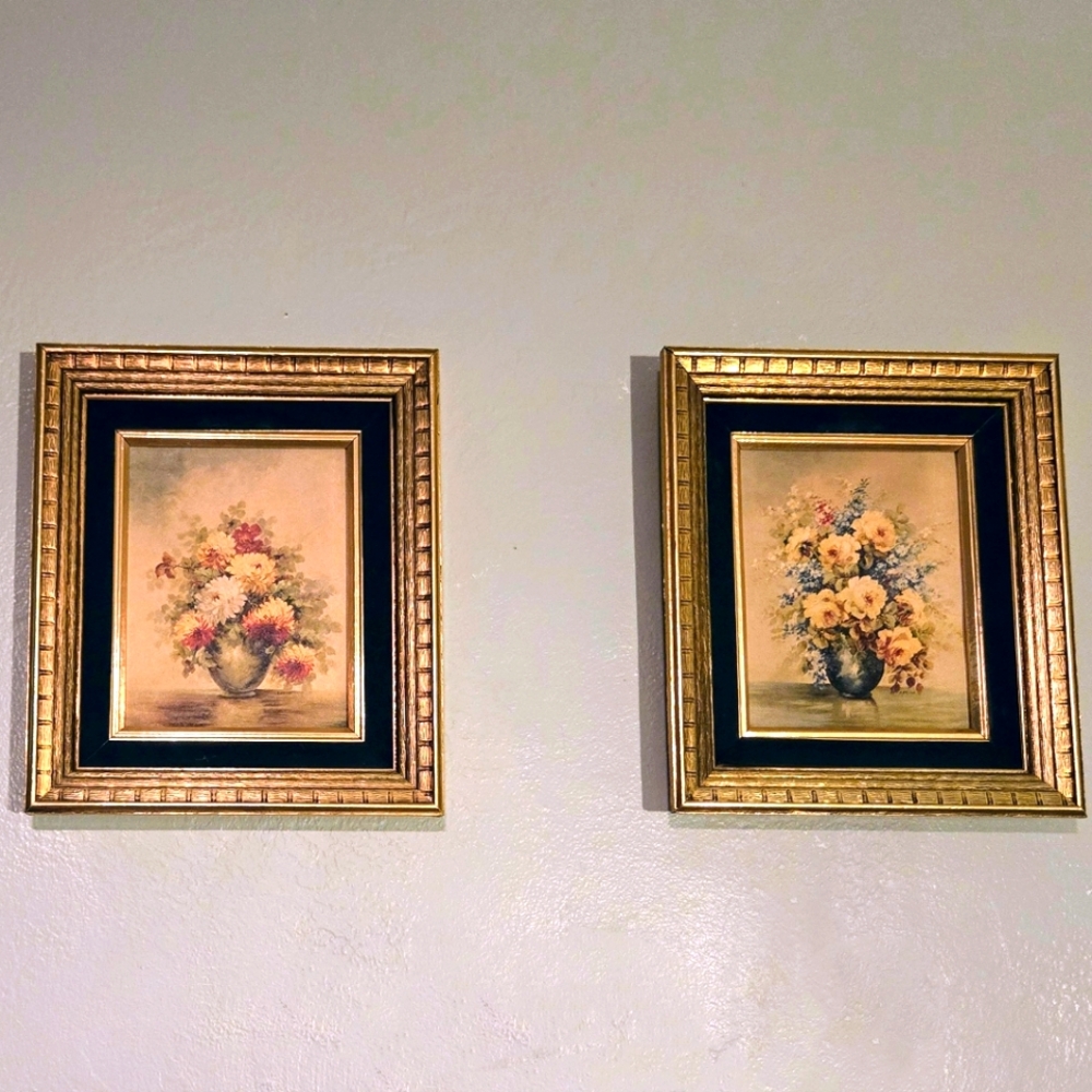 Gold Framed Floral Still Life Art Prints